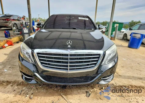 2015 Mercedes-Benz S 550 4Matic из США, поврежденный, VIN WDDUG8FB2FA374932